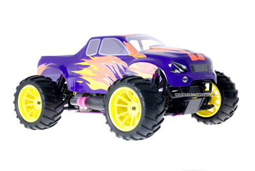 Himoto 1:10 Nitro Truck Blue Orange